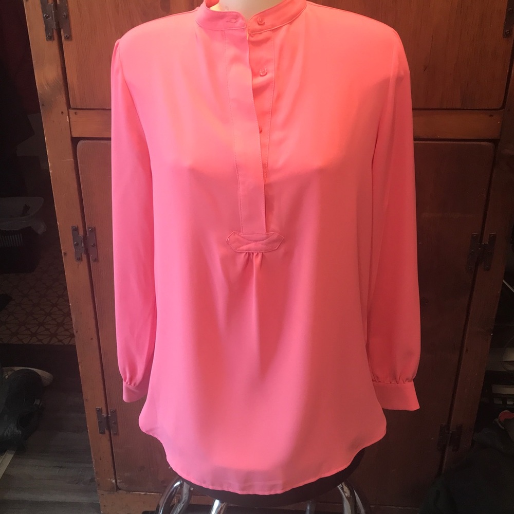 New! Anne Klein Pink Blouse - Size 10